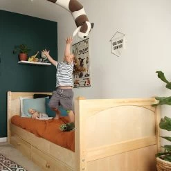 Maxtrix Twin XL Basic Bed - Medium 17 Maxtrix Twin XL Basic Bed - Medium -Kid Furniture 1040 XL NS 1582215756720 656x656 crop center 2c4e702b b69a 4896 8449 8ca5d767d8fb