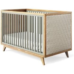 Romina Uptown Classic Crib (Tufted Sides) -Kid Furniture 15017VG BGL