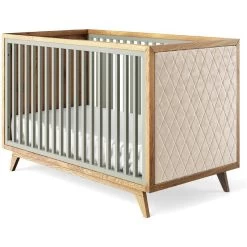 Romina Uptown Classic Crib (Tufted Sides) -Kid Furniture 15017VG BGV