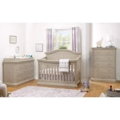 Sorelle Vista Elite 4-In-1 Crib -Kid Furniture 200501VistaBrixyHeritageFogCribLifestyleF 5d2c9e60 bbd7 464c bc33 0140d061f14d