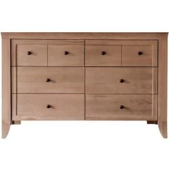 Milk Street Cameo 6-Drawer Double Dresser -Kid Furniture 206 TO Cameo 6drawer double silo toast 69baac71 59bc 460d 844f bf283229ba7e