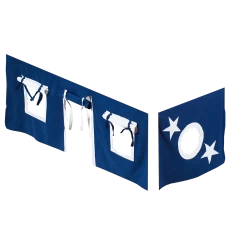 Maxtrix Twin Low Loft / Bunk Under Bed Curtain