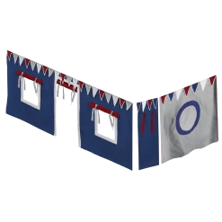 Maxtrix Full Low Loft / Bunk Underbed Curtain 21 Maxtrix Full Low Loft / Bunk Underbed Curtain -Kid Furniture 3250 044