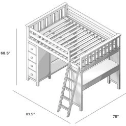 Jackpot Deluxe Mayfair Full Size Loft With Desk + Storage -Kid Furniture 71 800 002 10 900x 6acf7c72 a108 49dd a19f 0b47f5544164