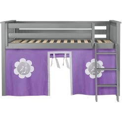 Jackpot Deluxe York Twin Play Loft With Purple/White Curtain -Kid Furniture 71 886 121 3 900x a8cd59dd 9167 4aef a845 13adb4fb84e8