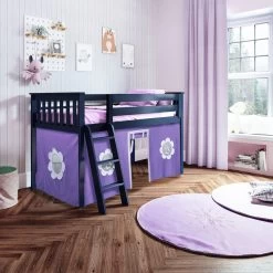 Jackpot Deluxe York Twin Play Loft With Purple/White Curtain -Kid Furniture 71 886 131 1 900x d64de4fd 485b 4a59 8739 d80cd69cd97f