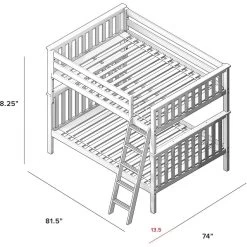 Jackpot Deluxe Cambridge Full Over Full Bunk With Angle Ladder -Kid Furniture 71fbnkc1 002 8 900x f88cfaab ee84 4c59 b61a 08d7ac1245dc