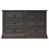 Romina Imperio Double Dresser -Kid Furniture 8008 OilGrey Wood1 a78ff954 d803 4210 9e85 54b588dfda34