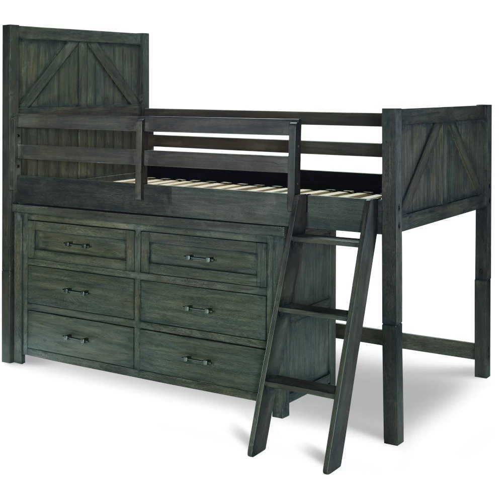 Legacy Classic Kids Bunkhouse Mid Loft Twin Bed 4 Legacy Classic Kids Bunkhouse Mid Loft Twin Bed - Image 2