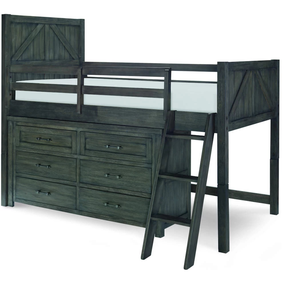 Legacy Classic Kids Bunkhouse Mid Loft Twin Bed 7 Legacy Classic Kids Bunkhouse Mid Loft Twin Bed - Image 5