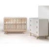 Tulip Tate Collection Classic Crib + 3-Drawer Dresser Set -Kid Furniture 9500 TATE BLANC naturel 6d321739 924d 4401 805a a93682285830