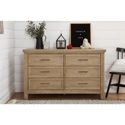 Franklin & Ben Emory Farmhouse 6-Drawer Dresser -Kid Furniture B14516DF Lifestyle Main 06 15124f0e ee4d 4699 a2b5 6dbac53096bb