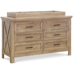 Franklin & Ben Emory Farmhouse 6-Drawer Dresser -Kid Furniture B14516DF White Background 03 077db678 fb83 44a0 8992 9794ff8ab139