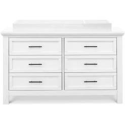 Franklin & Ben Emory Farmhouse 6-Drawer Dresser -Kid Furniture B14516LW White Background 04 6f09c996 5a7a 41a7 af60 7f06864ad08a