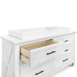 Franklin & Ben Emory Farmhouse 6-Drawer Dresser -Kid Furniture B14516LW White Background 05 542c3c64 4fdb 4e35 862b b3eb9cb06894