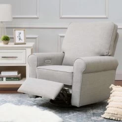 Franklin & Ben Monroe Pillowback Power Recliner -Kid Furniture B17787FTLG Lifestyle 09 f6b221a6 d919 45b7 9f28 beb7a12f11d0