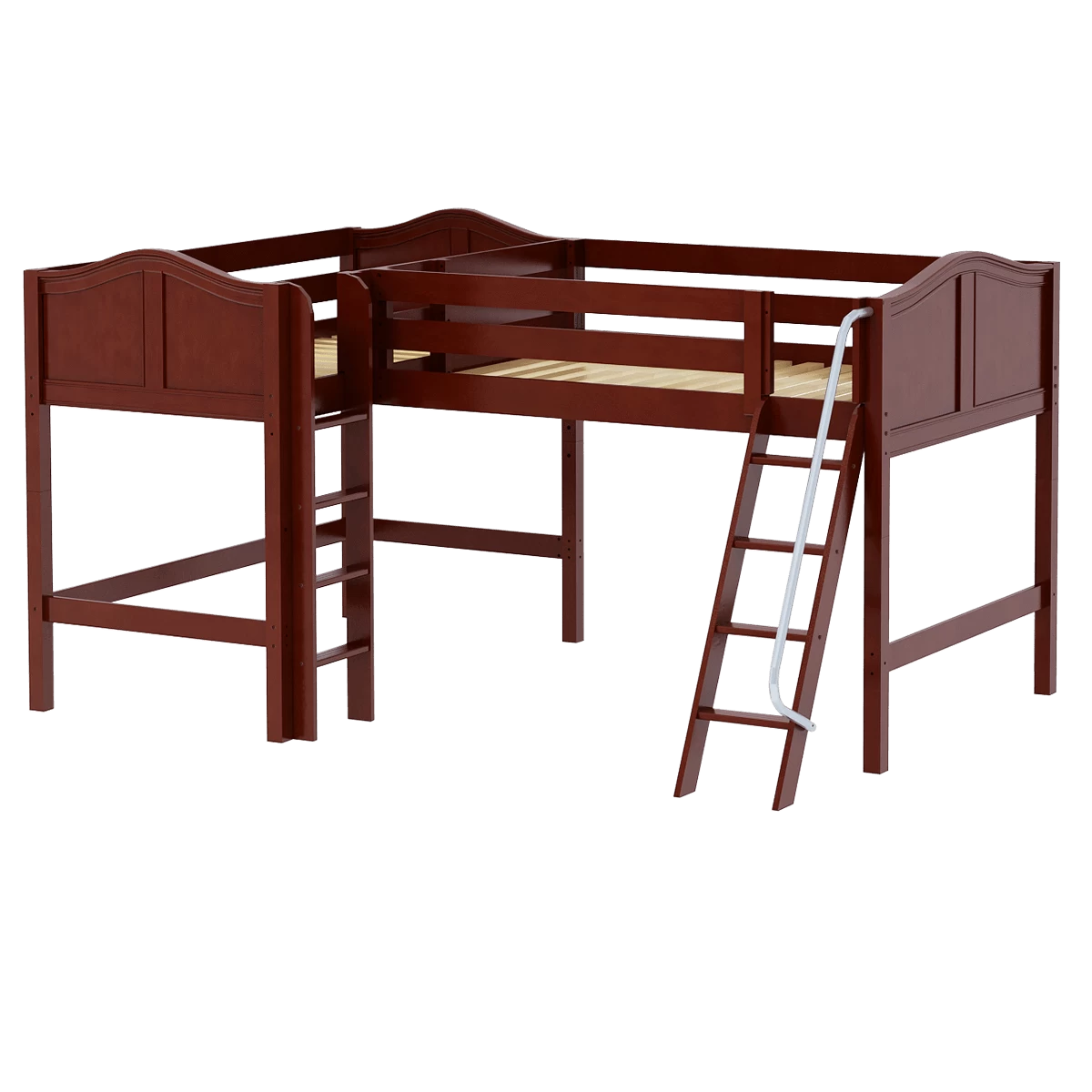 Maxtrix Twin Full Medium Corner Loft Bed 4 Maxtrix Twin Full Medium Corner Loft Bed - Image 2