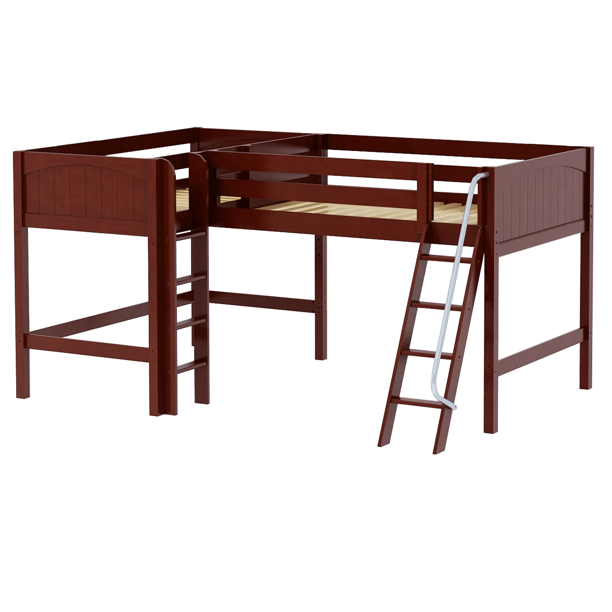 Maxtrix Twin Full Medium Corner Loft Bed 9 Maxtrix Twin Full Medium Corner Loft Bed - Image 7