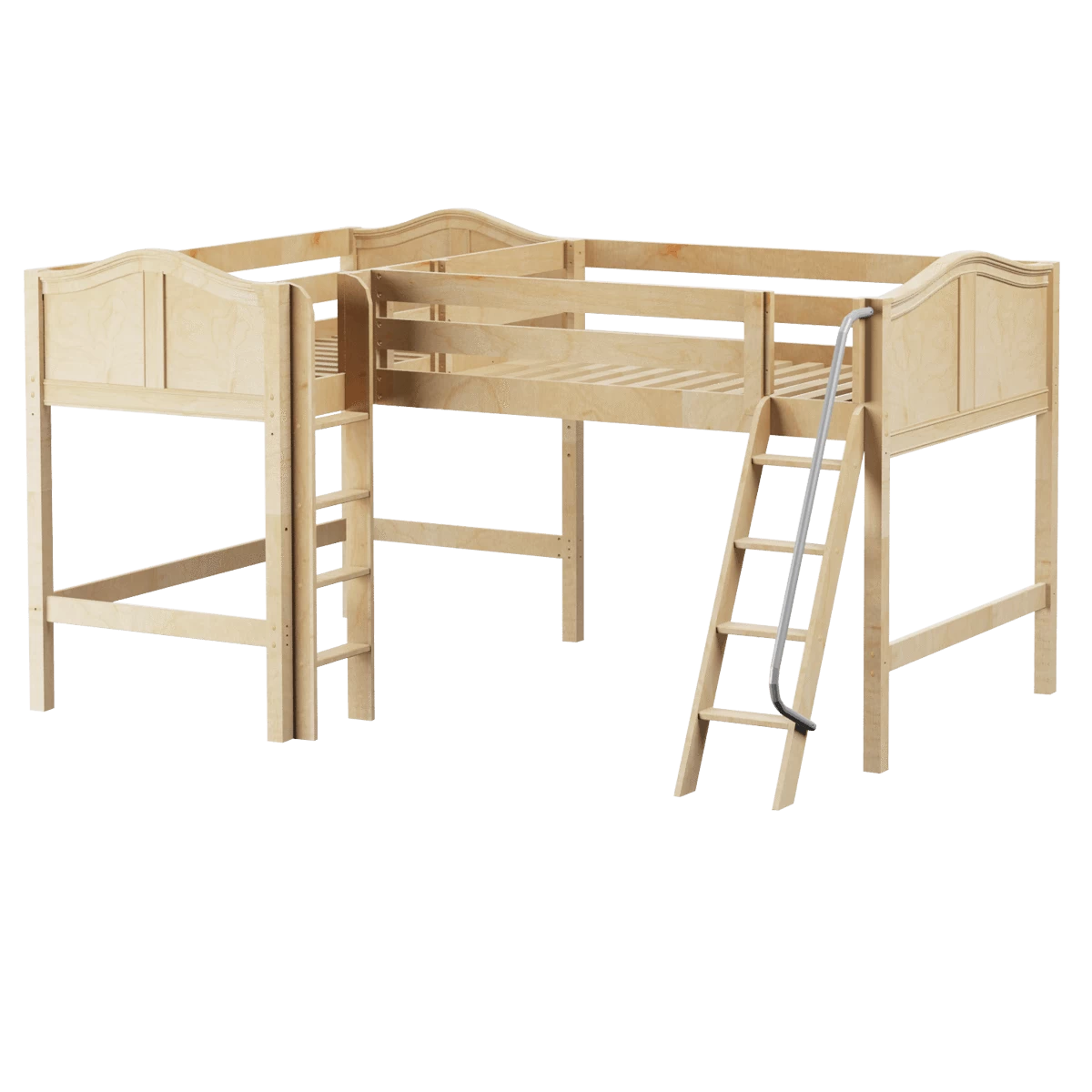 Maxtrix Twin Full Medium Corner Loft Bed 8 Maxtrix Twin Full Medium Corner Loft Bed - Image 6