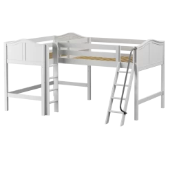 Maxtrix Twin Full Medium Corner Loft Bed 14 Maxtrix Twin Full Medium Corner Loft Bed -Kid Furniture BOTH WC