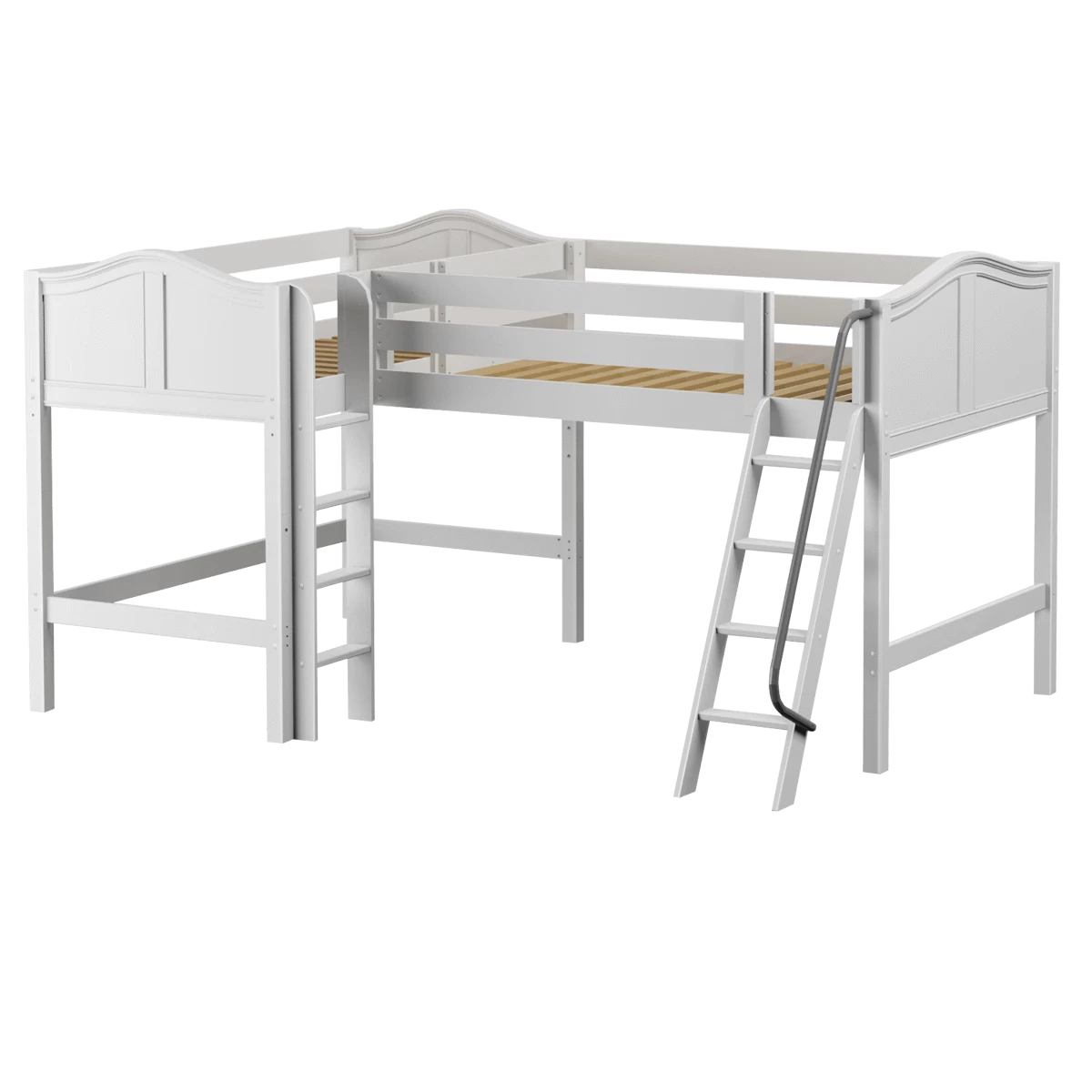 Maxtrix Twin Full Medium Corner Loft Bed 6 Maxtrix Twin Full Medium Corner Loft Bed - Image 4