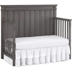 Dolce Babi Bocca Full Panel Convertible Crib -Kid Furniture Bocca Gray DaybedConversion SR