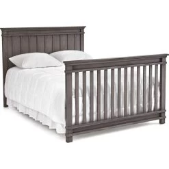 Dolce Babi Bocca Full Panel Convertible Crib -Kid Furniture Bocca Gray FullBed SR 0a8551a5 0c9a 4bd1 b3ad 516edede2c25