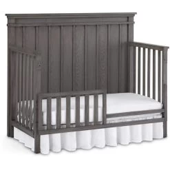 Dolce Babi Bocca Full Panel Convertible Crib -Kid Furniture Bocca Gray TodlerBed SR c2bc7394 b56a 491d a223 ad6716f7cfbf