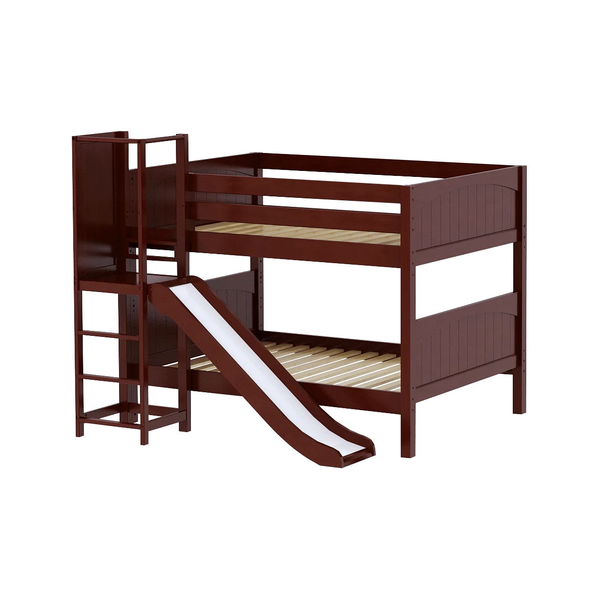 Maxtrix Full Low Bunk Bed With Slide Platform 19 Maxtrix Full Low Bunk Bed With Slide Platform - Image 17
