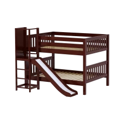 Maxtrix Full Low Bunk Bed With Slide Platform 25 Maxtrix Full Low Bunk Bed With Slide Platform -Kid Furniture CHANT CS