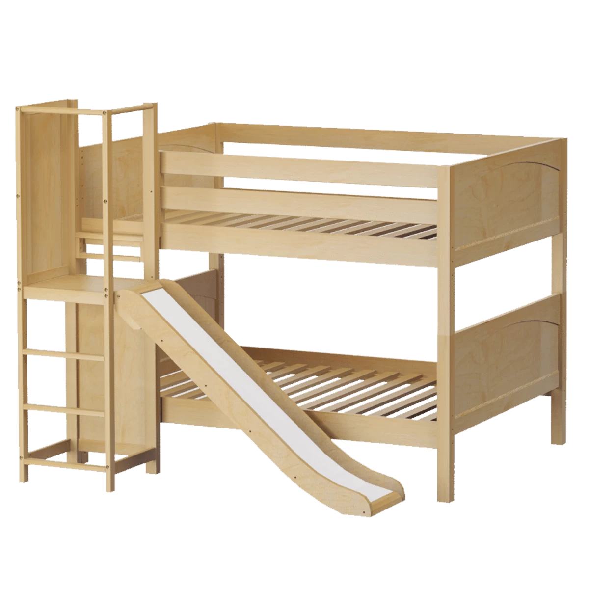 Maxtrix Full Low Bunk Bed With Slide Platform 10 Maxtrix Full Low Bunk Bed With Slide Platform - Image 8