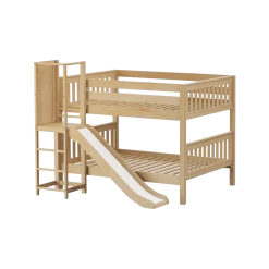 Maxtrix Full Low Bunk Bed With Slide Platform 23 Maxtrix Full Low Bunk Bed With Slide Platform -Kid Furniture CHANT NS