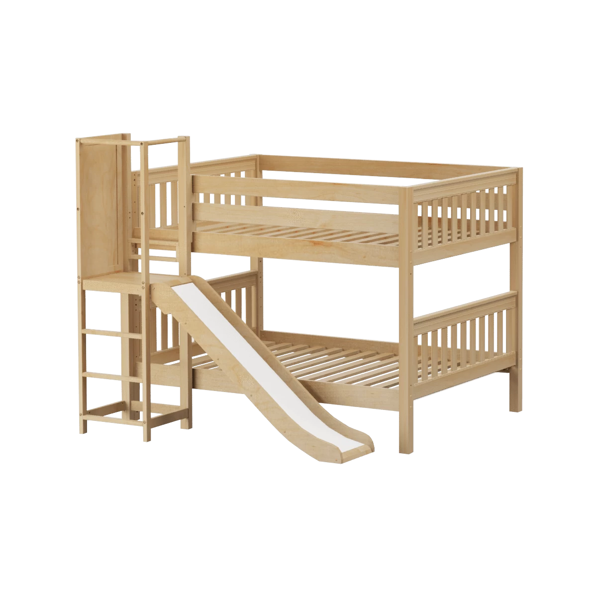Maxtrix Full Low Bunk Bed With Slide Platform 5 Maxtrix Full Low Bunk Bed With Slide Platform - Image 3