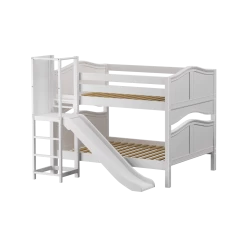 Maxtrix Full Low Bunk Bed With Slide Platform 24 Maxtrix Full Low Bunk Bed With Slide Platform -Kid Furniture CHANT WC 245ea29c 727d 4566 bd93 16ca8611b0de