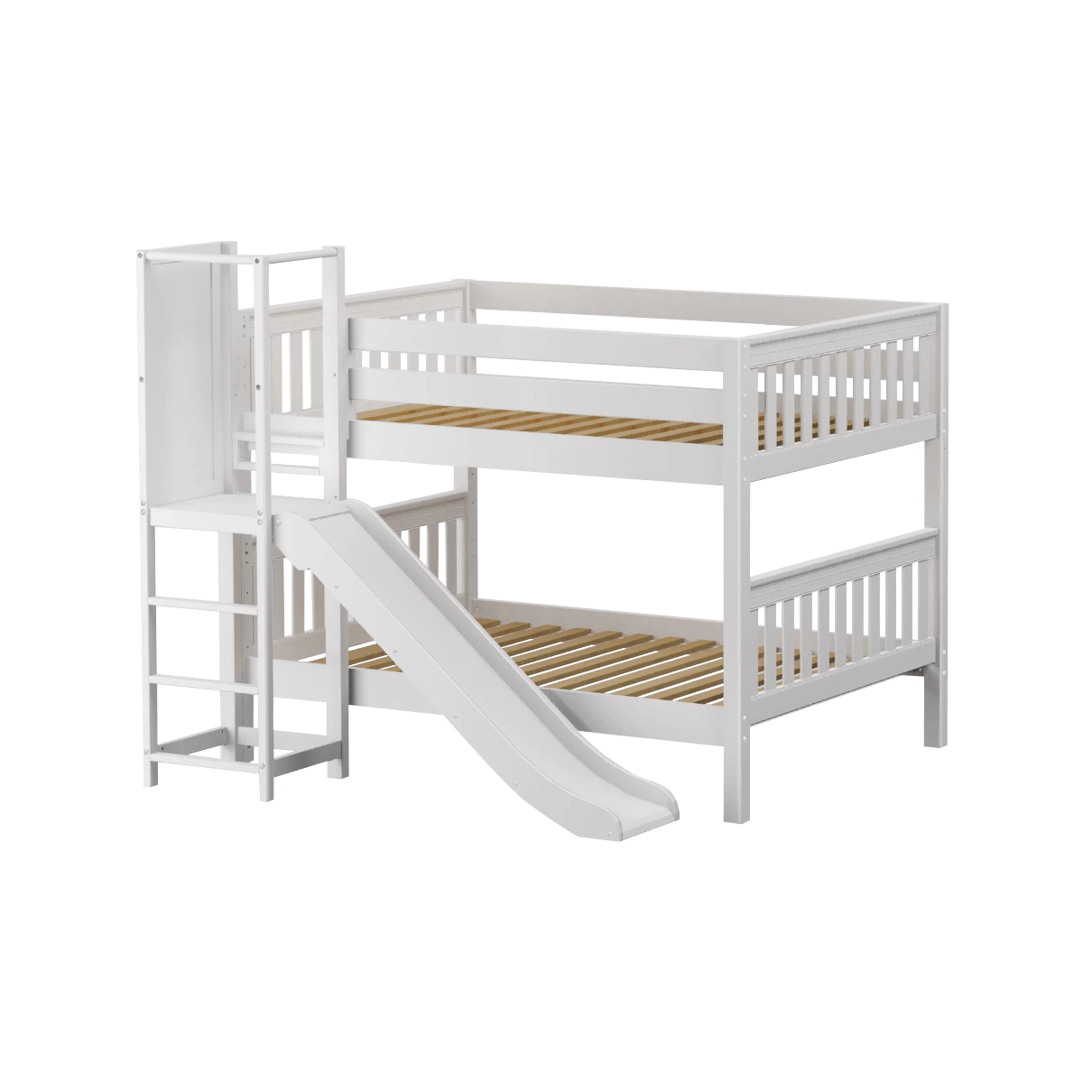 Maxtrix Full Low Bunk Bed With Slide Platform 18 Maxtrix Full Low Bunk Bed With Slide Platform - Image 16