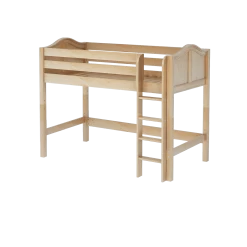 Maxtrix Twin Mid Loft Bed -Kid Furniture CHIP NC 27ef6dcc bc6b 4b34 b535 8b22e540855b
