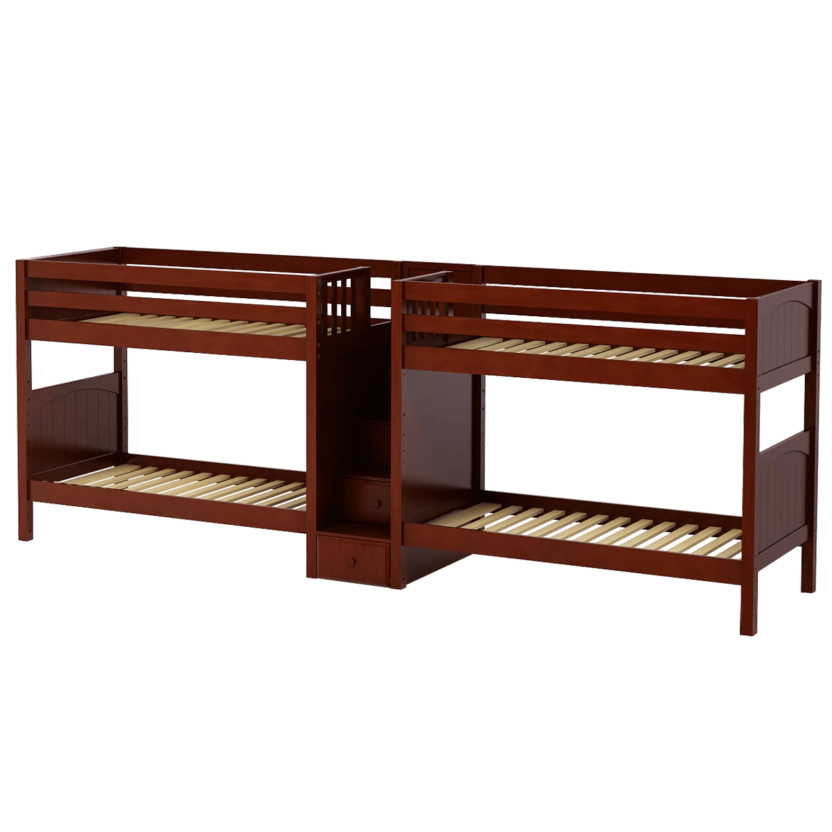 Maxtrix Twin Medium Quadruple Bunk Bed With Stairs 7 Maxtrix Twin Medium Quadruple Bunk Bed With Stairs - Image 5