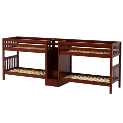 Maxtrix Twin Medium Quadruple Bunk Bed With Stairs 16 Maxtrix Twin Medium Quadruple Bunk Bed With Stairs -Kid Furniture COOL CS