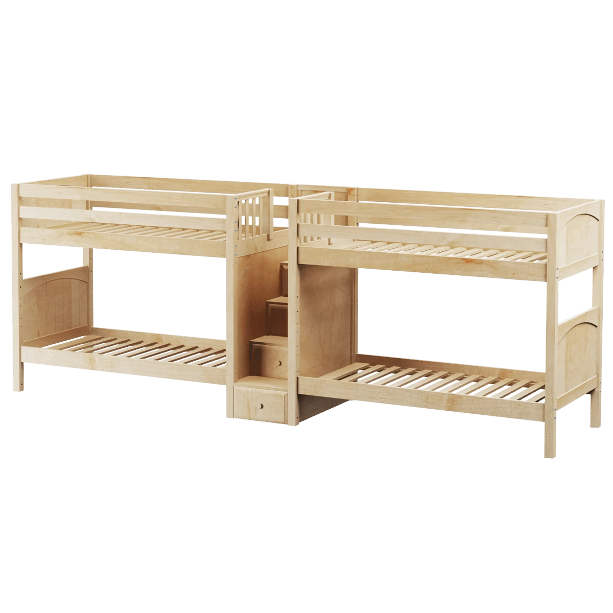 Maxtrix Twin Medium Quadruple Bunk Bed With Stairs 10 Maxtrix Twin Medium Quadruple Bunk Bed With Stairs - Image 8