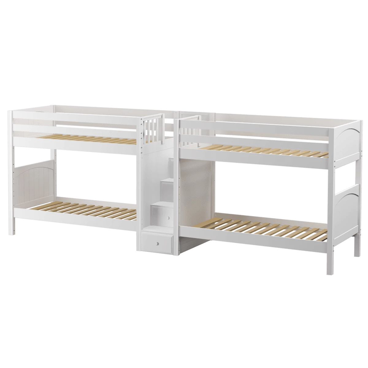 Maxtrix Twin Medium Quadruple Bunk Bed With Stairs 9 Maxtrix Twin Medium Quadruple Bunk Bed With Stairs - Image 7