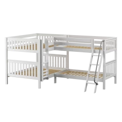 Maxtrix Full Medium Corner Bunk Bed -Kid Furniture CROSS WS a59a4cc5 08cb 4935 9af2 93f4fbba8623