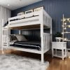 Jackpot Deluxe Cambridge Full Over Full Bunk Bed -Kid Furniture CambridgeWhite