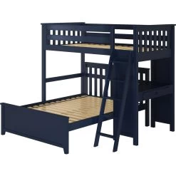 Jackpot Deluxe Canterbury Loft Bed Study + Full Bed -Kid Furniture Canterbury2BL 75d5e60e 1b5d 4c5d 82f8 33fe994d1851