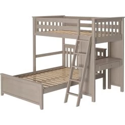 Jackpot Deluxe Canterbury Loft Bed Study + Full Bed -Kid Furniture Canterbury2wLadderOnRightStoneRight b4b54ad1 2398 4b67 8fbb b7511795681f