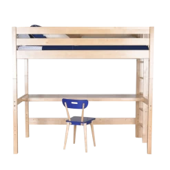 Maxtrix Queen High Loft Bed With Straight Ladder + Desk -Kid Furniture DSC3566 1553190898272 656x656 crop center df64614c d569 44b7 bfb2 4376c67ce302