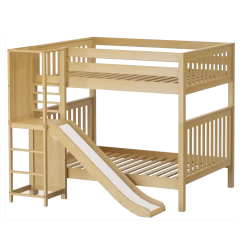 Maxtrix Full High Bunk Bed With Slide Platform 34 Maxtrix Full High Bunk Bed With Slide Platform -Kid Furniture EMPIRE NS 7ba4d3b4 5961 4980 97ae a366c125949f