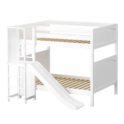 Maxtrix Full High Bunk Bed With Slide Platform 30 Maxtrix Full High Bunk Bed With Slide Platform -Kid Furniture EMPIRE WP aa91e11b 4cfc 4977 b046 d7b8b11b1546