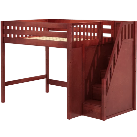 Maxtrix Full XL High Loft Bed With Stairs 4 Maxtrix Full XL High Loft Bed With Stairs - Image 2
