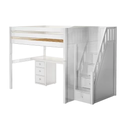 Maxtrix Full XL High Loft Bed With Stairs + Desk 11 Maxtrix Full XL High Loft Bed With Stairs + Desk -Kid Furniture ENORMOUS12 XL WP 0c9dfd56 4c05 4708 b365 75a2fe4f2d99