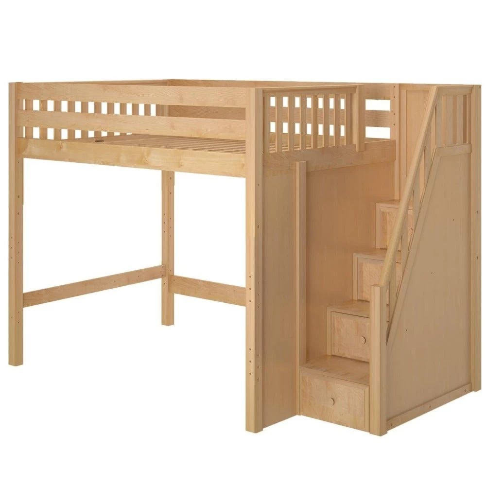Maxtrix Full XL High Loft Bed With Stairs 5 Maxtrix Full XL High Loft Bed With Stairs - Image 3